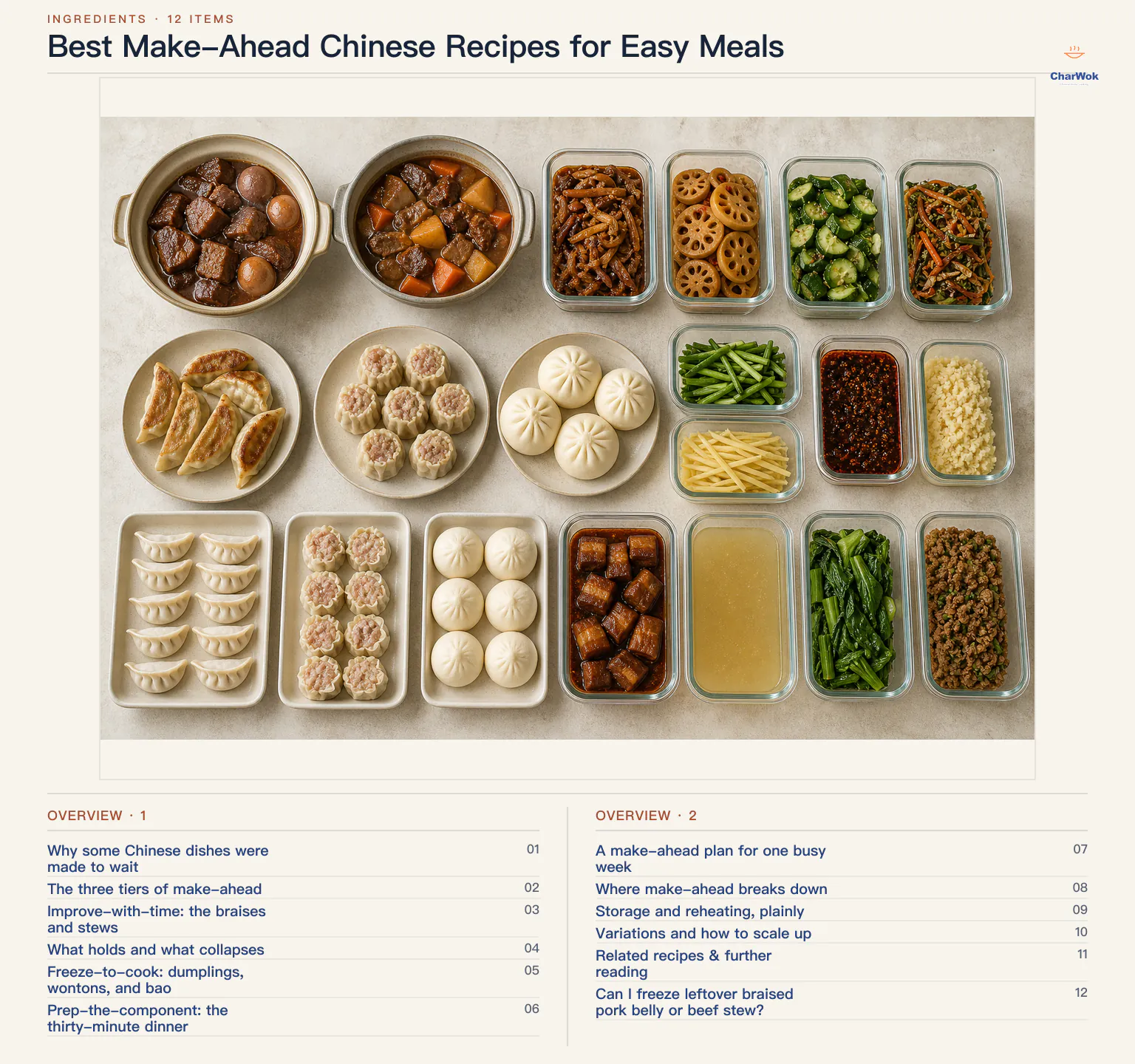 Overview of Best Make-Ahead Chinese Recipes for Easy Meals