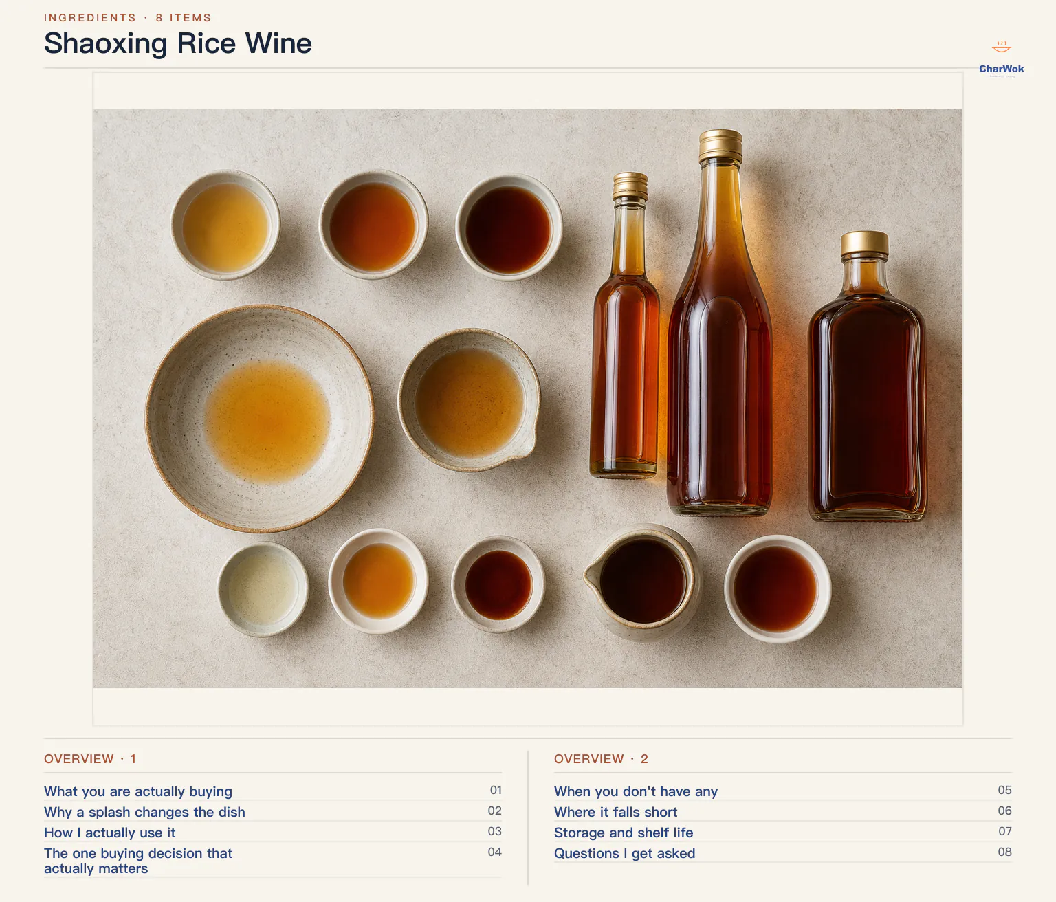 Overview of Shaoxing Rice Wine