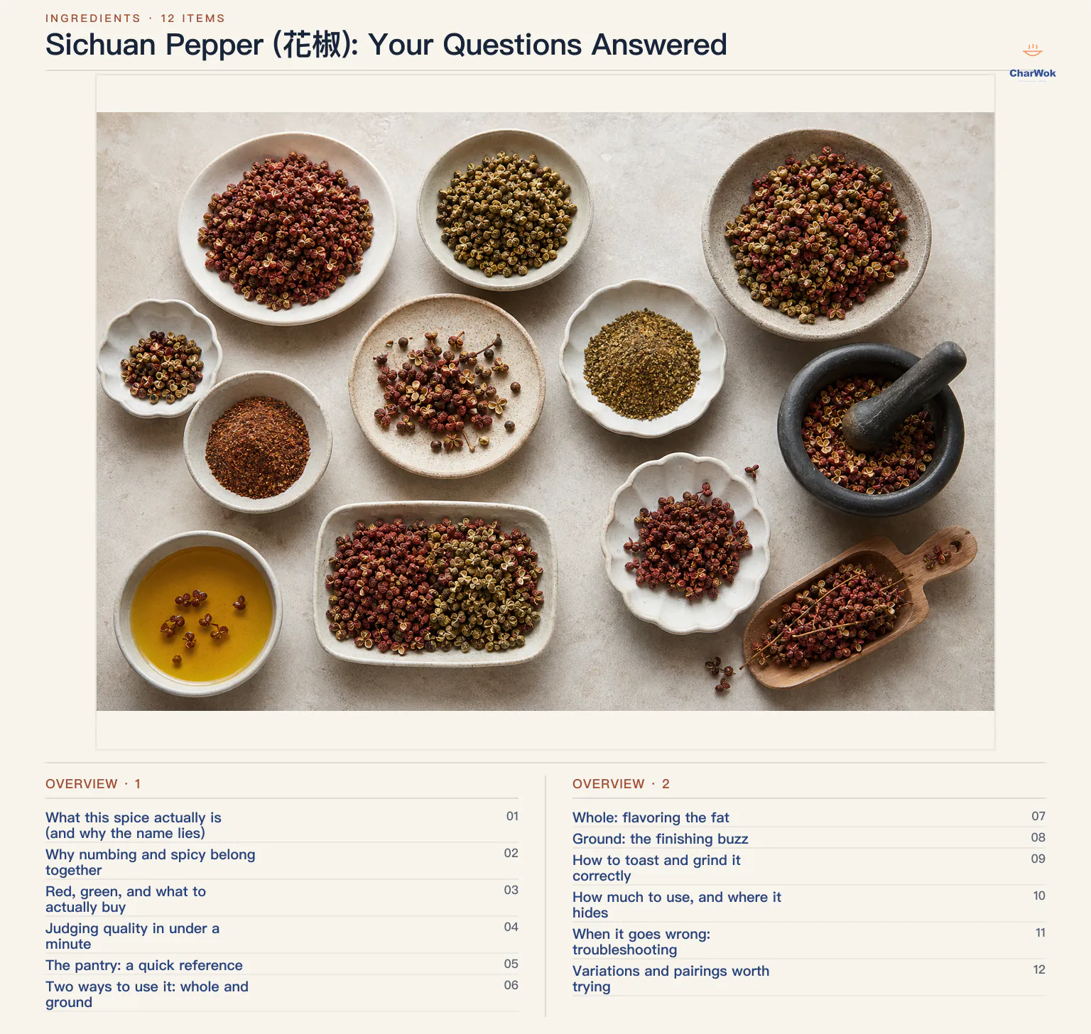 Overview of Sichuan Pepper (花椒): Your Questions Answered